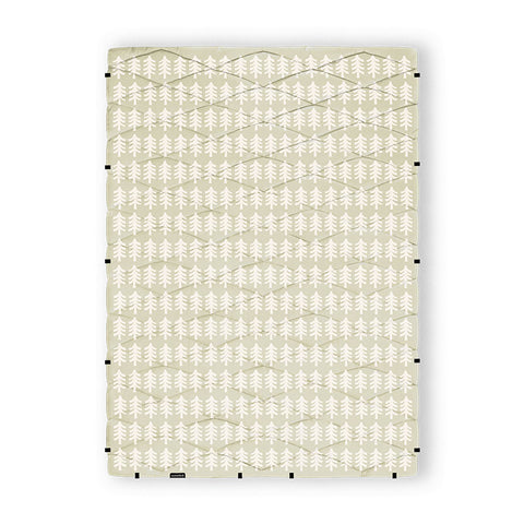 Puffer Blanket: Fresh Pines/Sandy Beige