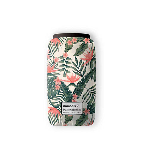 Puffer Blanket: Palms/Pink