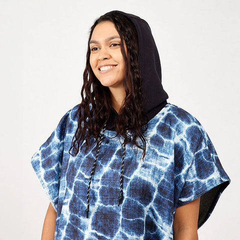 Changing Poncho - XS : Agua Blue