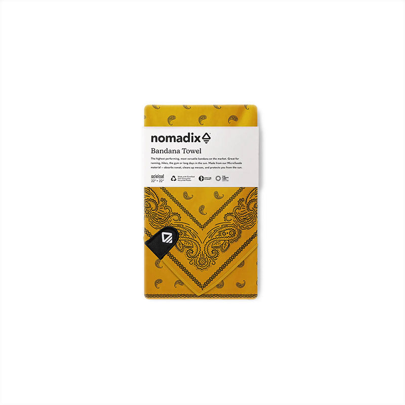 Bandana Towel: Paisley/Amber Sun