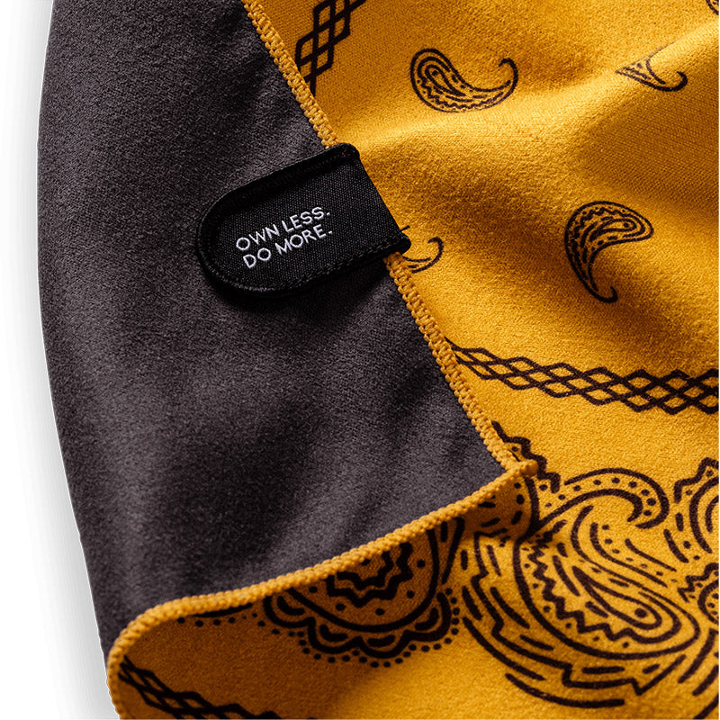 Bandana Towel: Paisley/Amber Sun