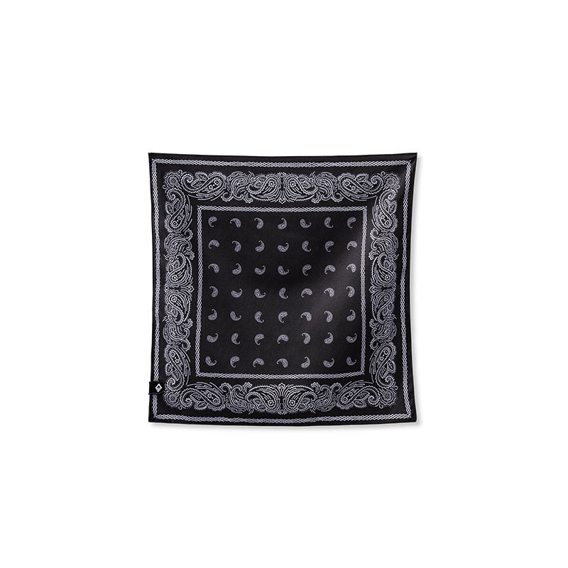 Bandana Towel: Paisley/Black
