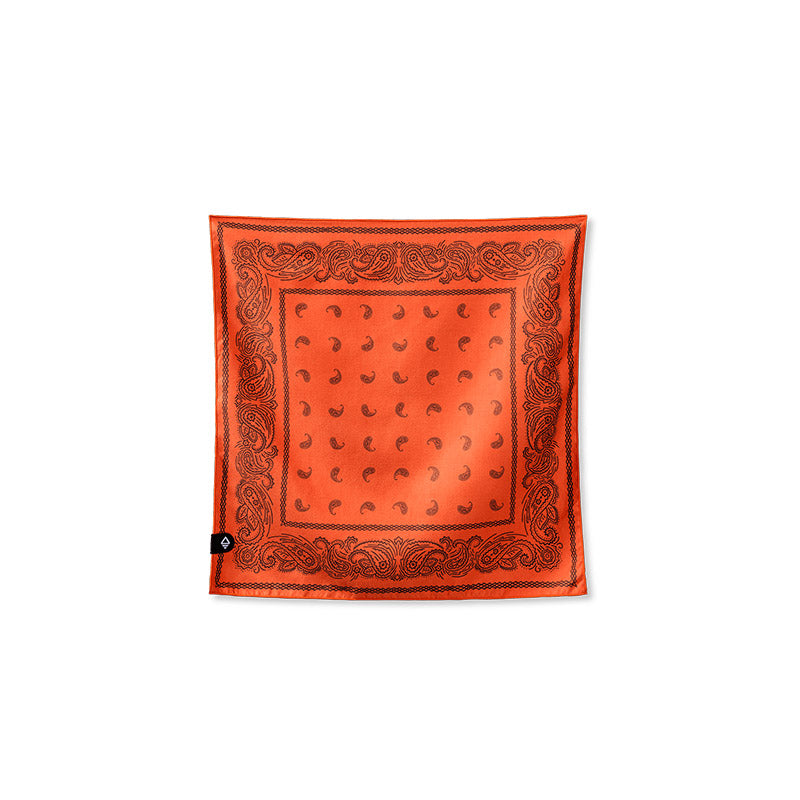 Bandana Towel: Paisley/Ex Orange