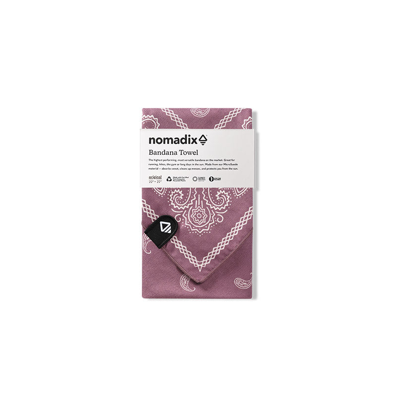 Bandana Towel: Paisley/Iron Ore