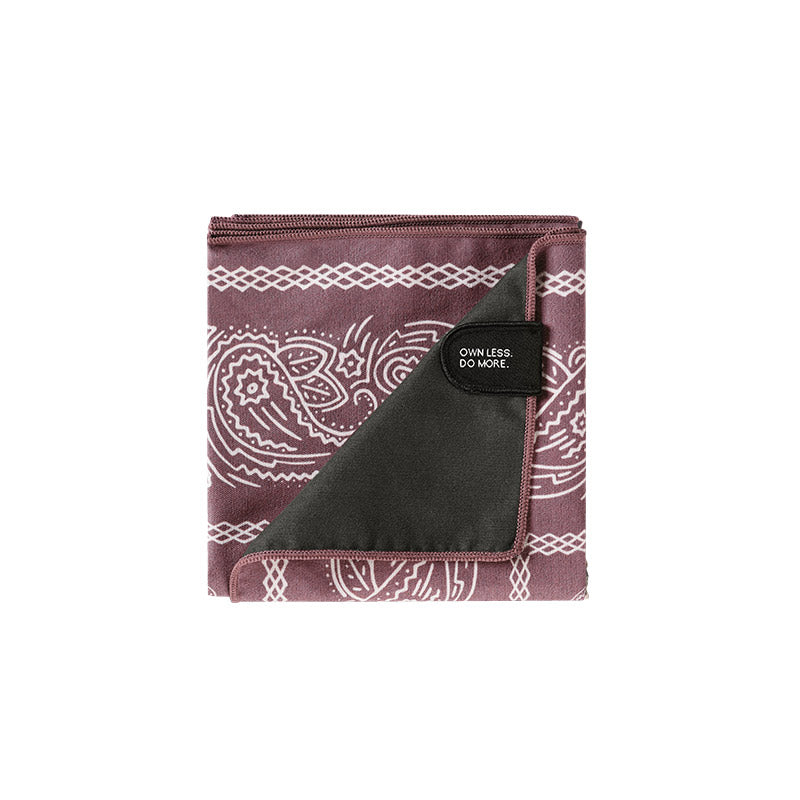 Bandana Towel: Paisley/Iron Ore