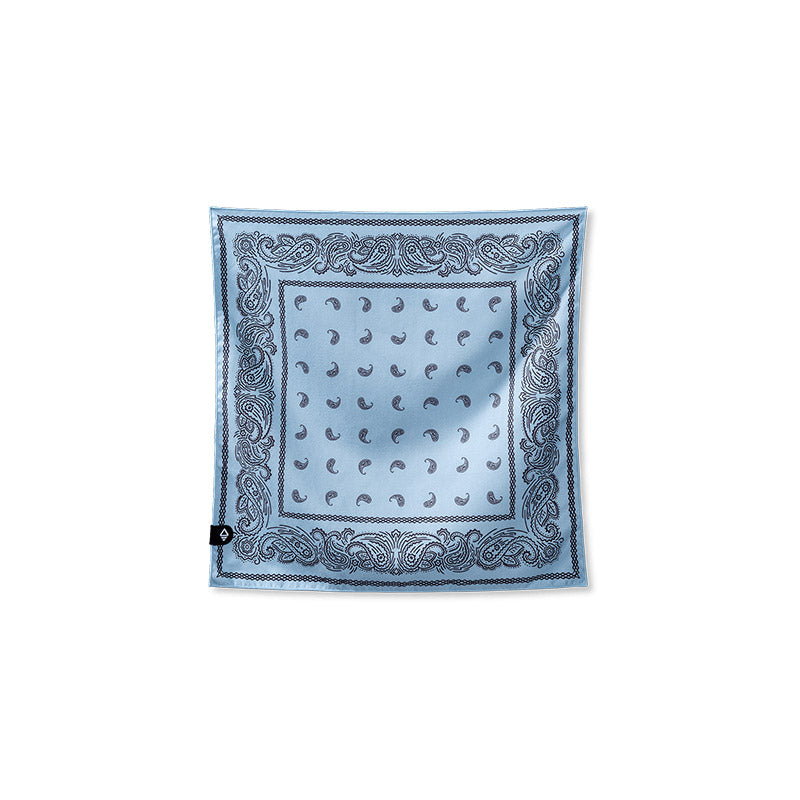 Bandana Towel: Paisley/Pale Blue