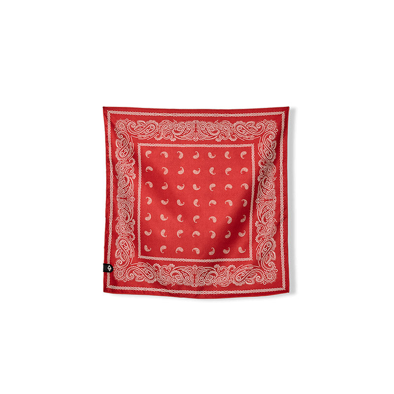 Bandana Towel: Paisley/Red