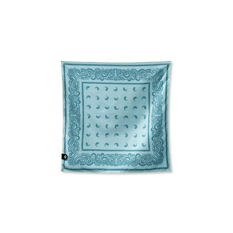 Bandana Towel: Paisley/Seafoam GR