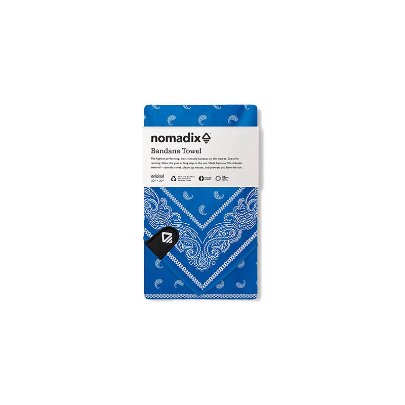 Bandana Towel: Paisley/Stellar Blue