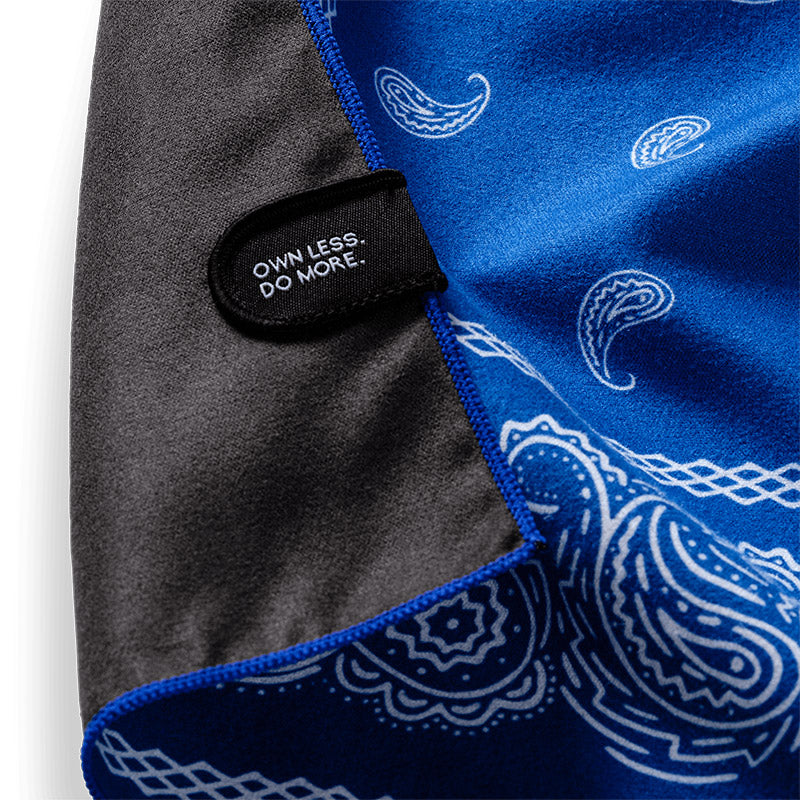 Bandana Towel: Paisley/Stellar Blue