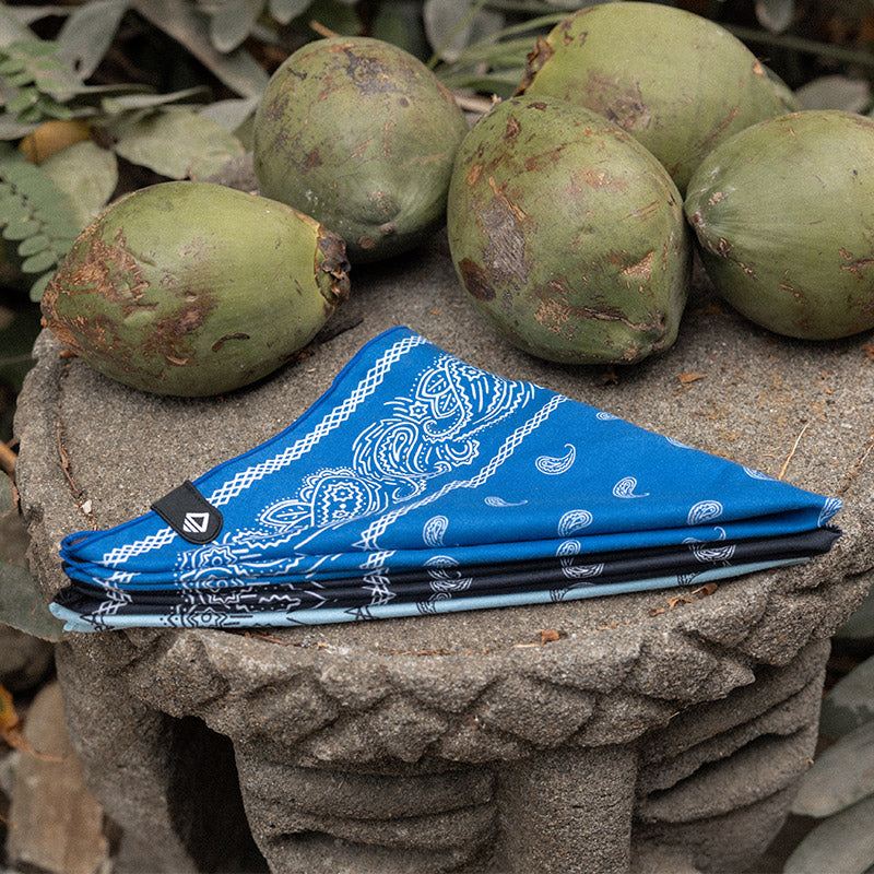 Bandana Towel: Paisley/Stellar Blue