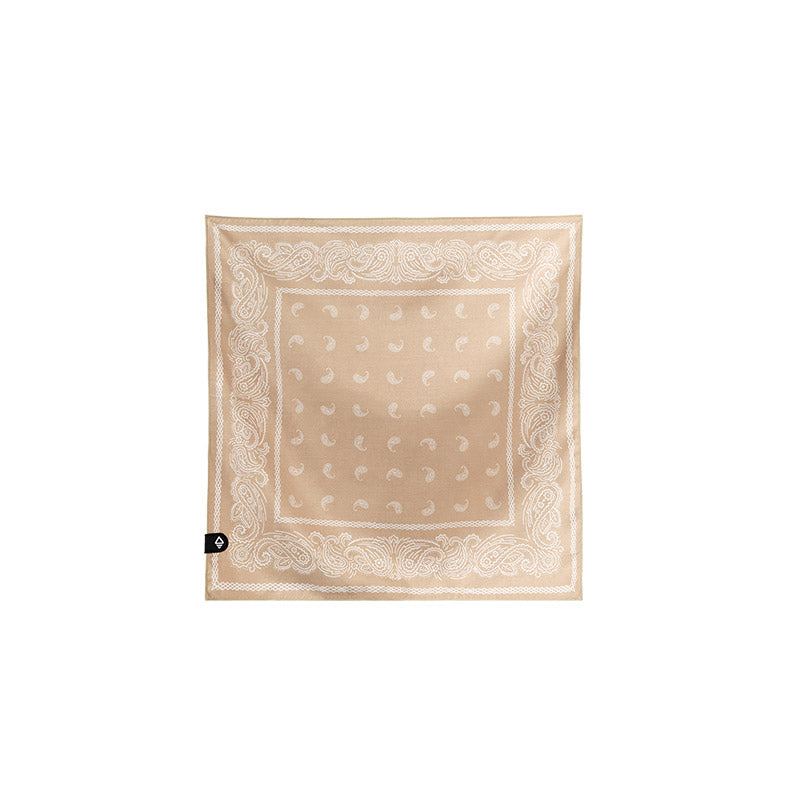 Bandana Towel: Paisley/Tan