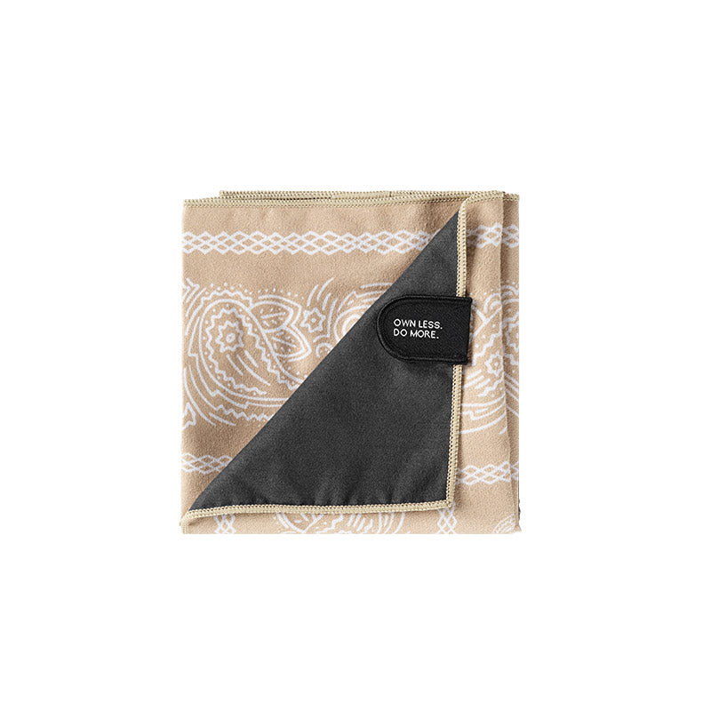 Bandana Towel: Paisley/Tan