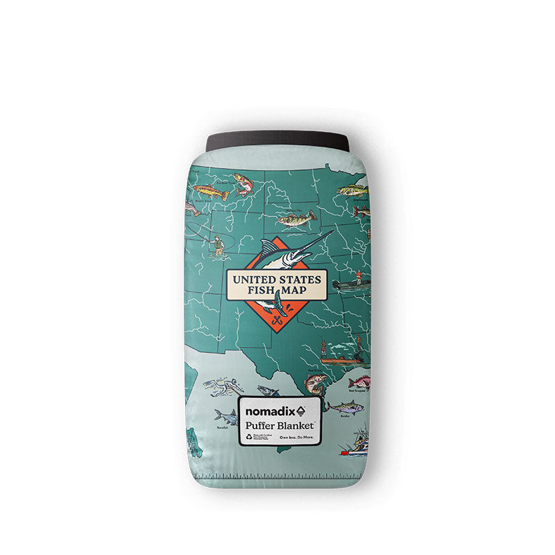 Puffer Blanket: Game Fish Map