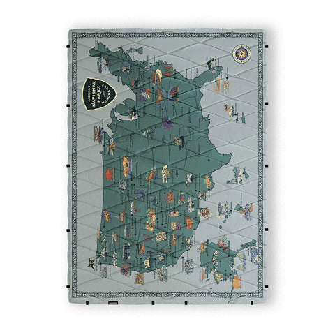 Puffer Blanket: National Park/Monument Map