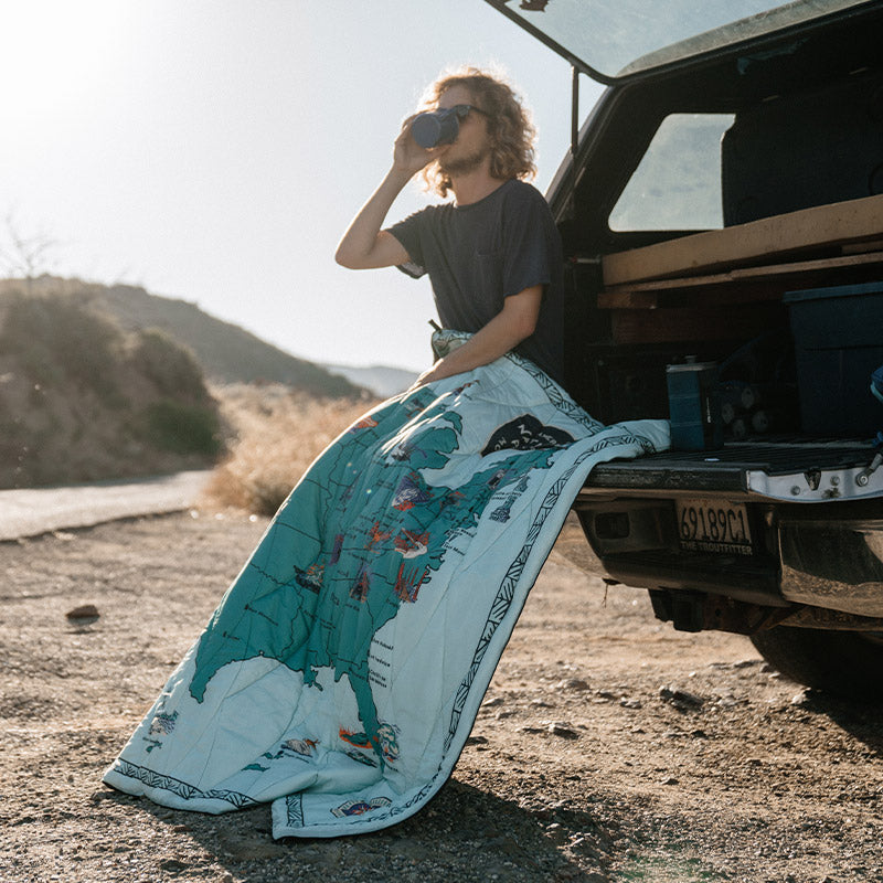 Puffer Blanket: National Park/Monument Map