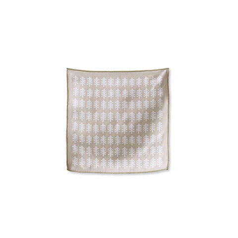 Tiny Towel: Fresh Pines/Sandy Beige