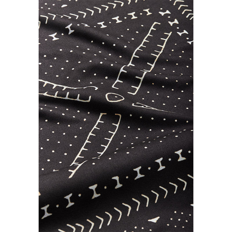 Tiny Towel: Mud Cloth Black