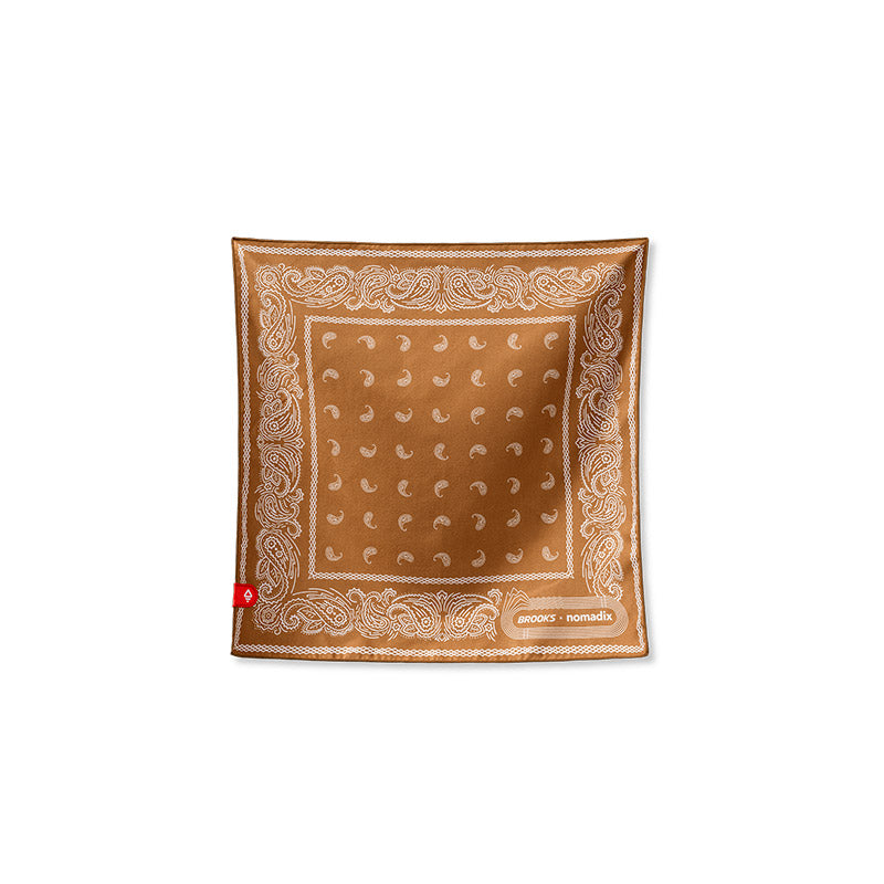 Bandana Towel: Paisley/Coyote (Nomadix x Brooks)