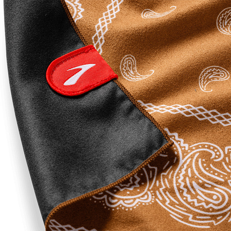Bandana Towel: Paisley/Coyote (Nomadix x Brooks)