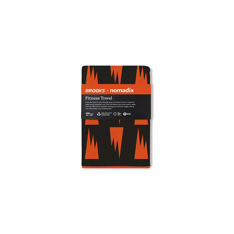 Fitness Towel: Summit/Black (Nomadix x Brooks)