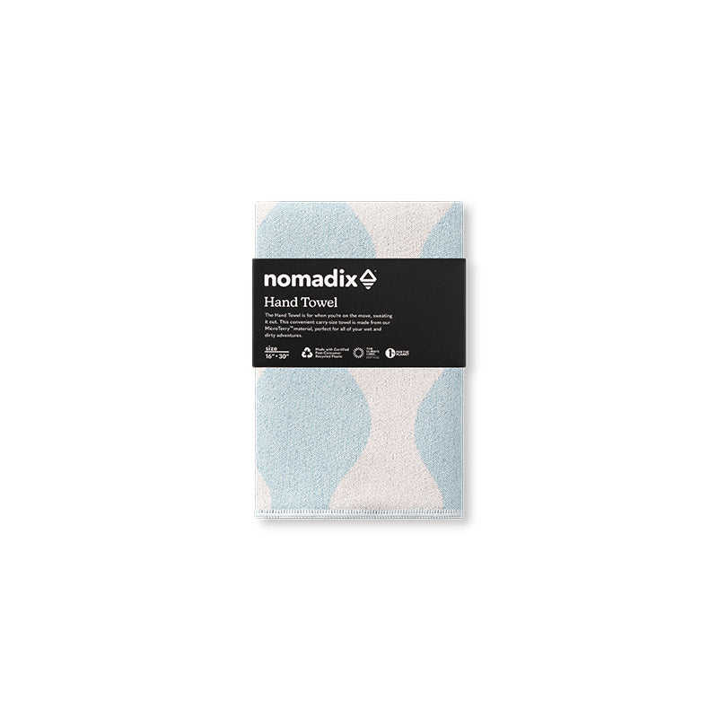 Hand Towel: Big Slack/Warm Blue