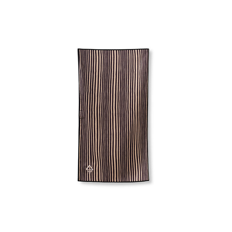 Hand Towel: HRTG Stripe/Black Tan