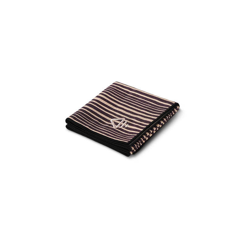 Hand Towel: HRTG Stripe/Black Tan
