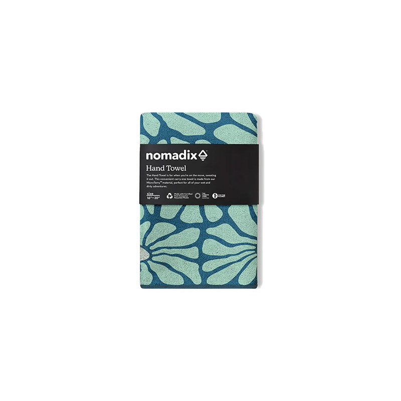 Hand Towel: Lazy Daisy/Seafoam GR