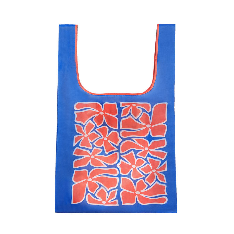 Pocket Tote: Wild FL/ST Blue Red