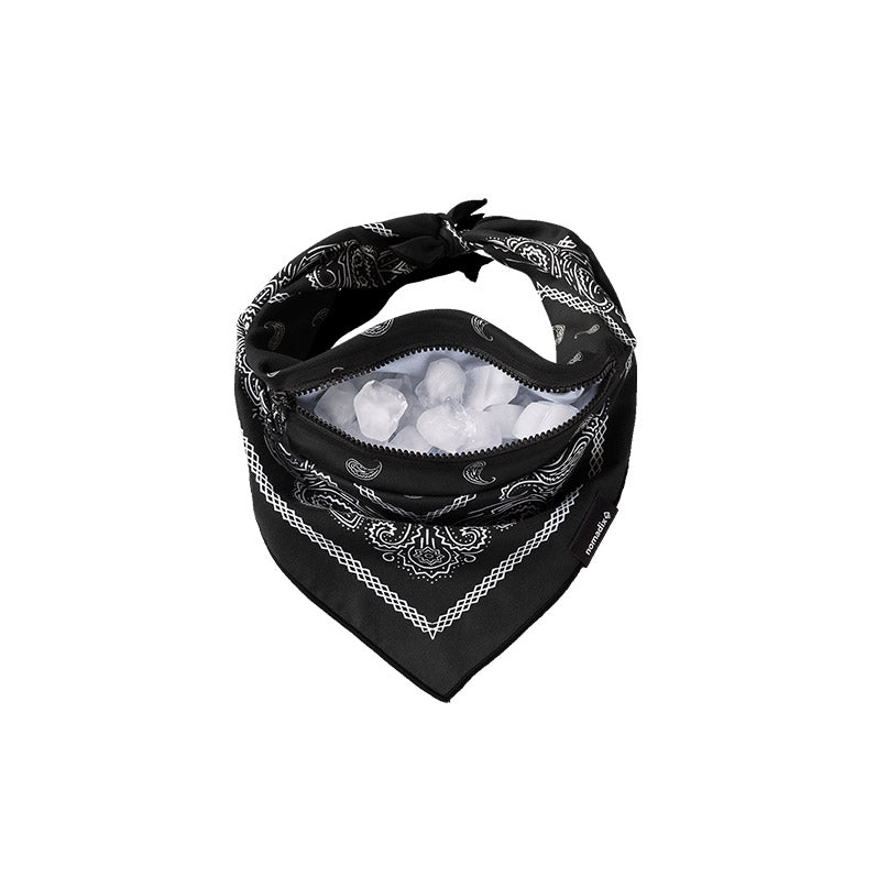 Ice Bandana Towel: Paisley/Black