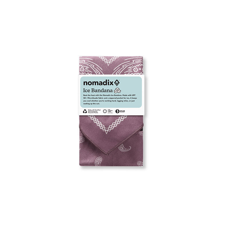 Ice Bandana Towel: Paisley/Iron Ore