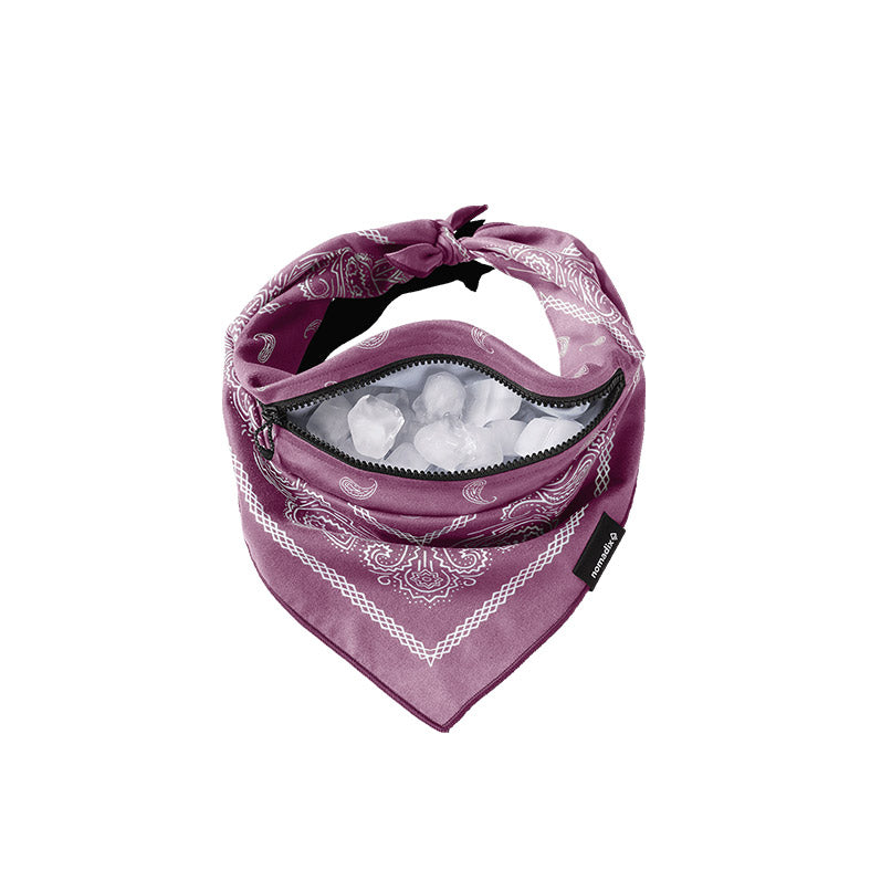Ice Bandana Towel: Paisley/Iron Ore