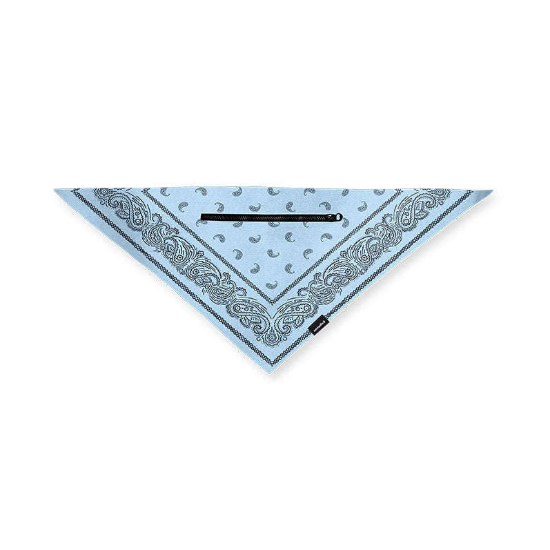 Ice Bandana Towel: Paisley/Pale Blue
