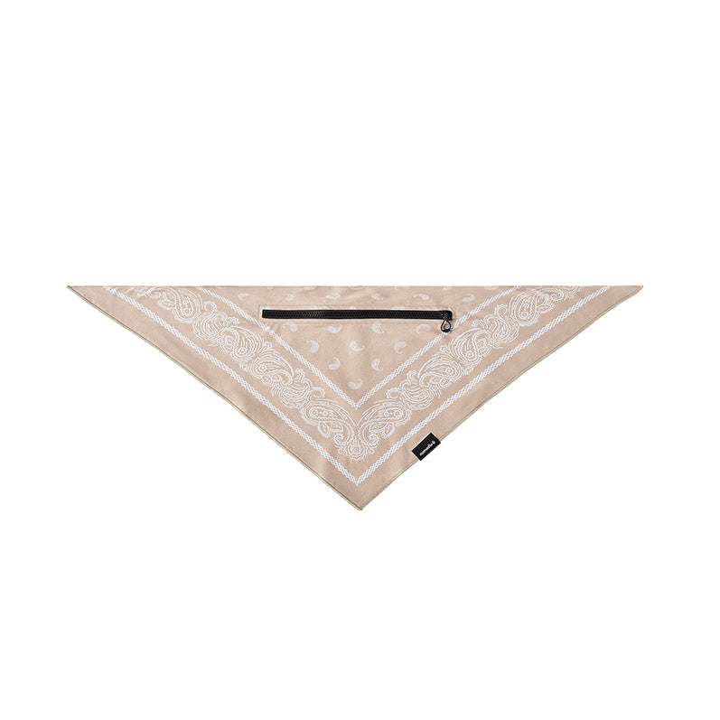Ice Bandana Towel: Paisley/Tan