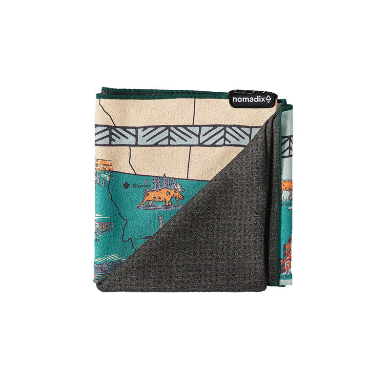 Car Seat Cover Towel: National Park Map