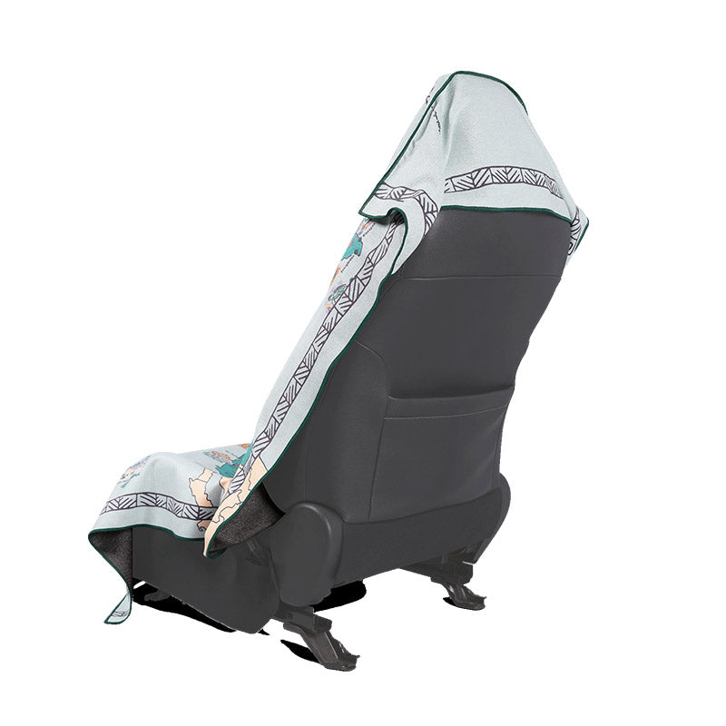 Car Seat Cover Towel: National Park Map