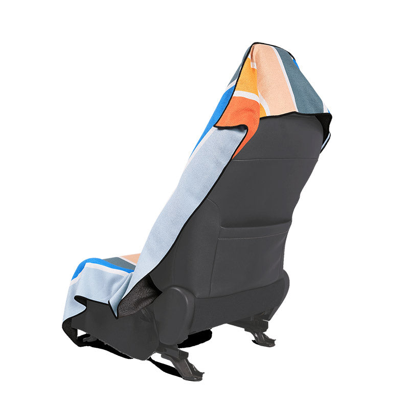 Car Seat Cover Towel: Stripes Retro