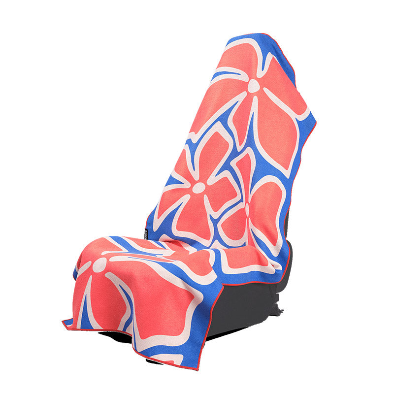Car Seat Cover Towel: Wild FL/ST Blue Red
