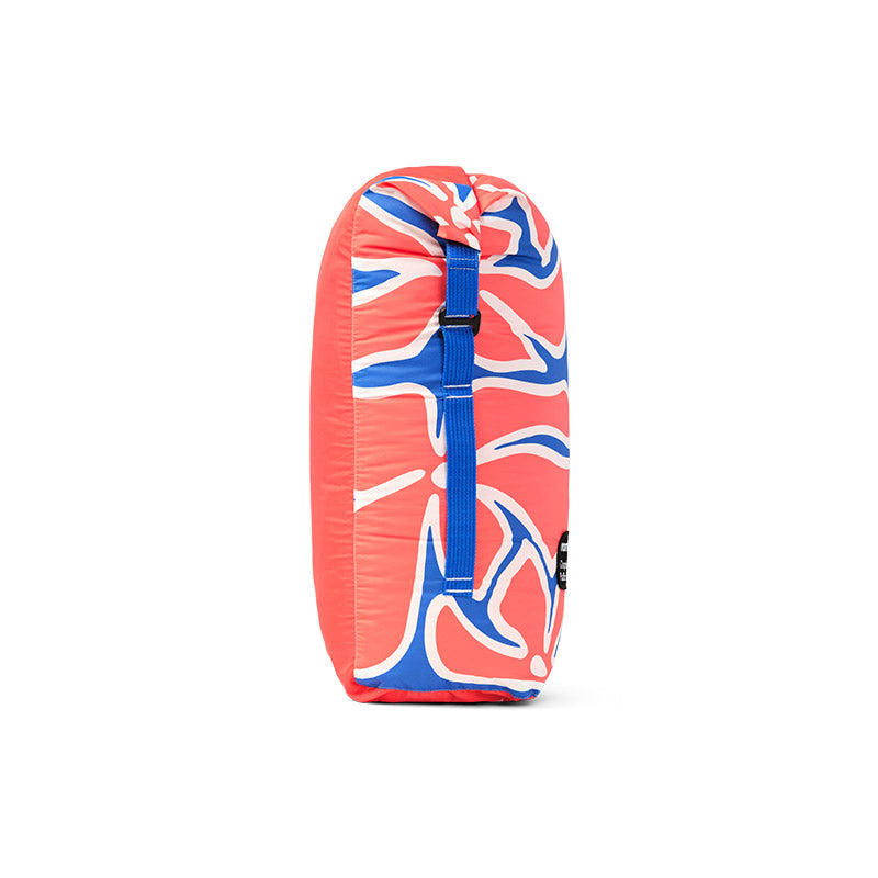 Graphene Puffer Blanket: Wild FL/ST Blue Red