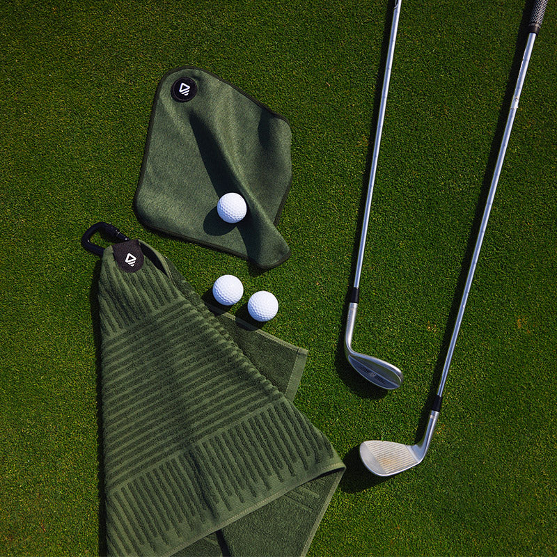 Golf Towel Set: Fairway/Grass Green