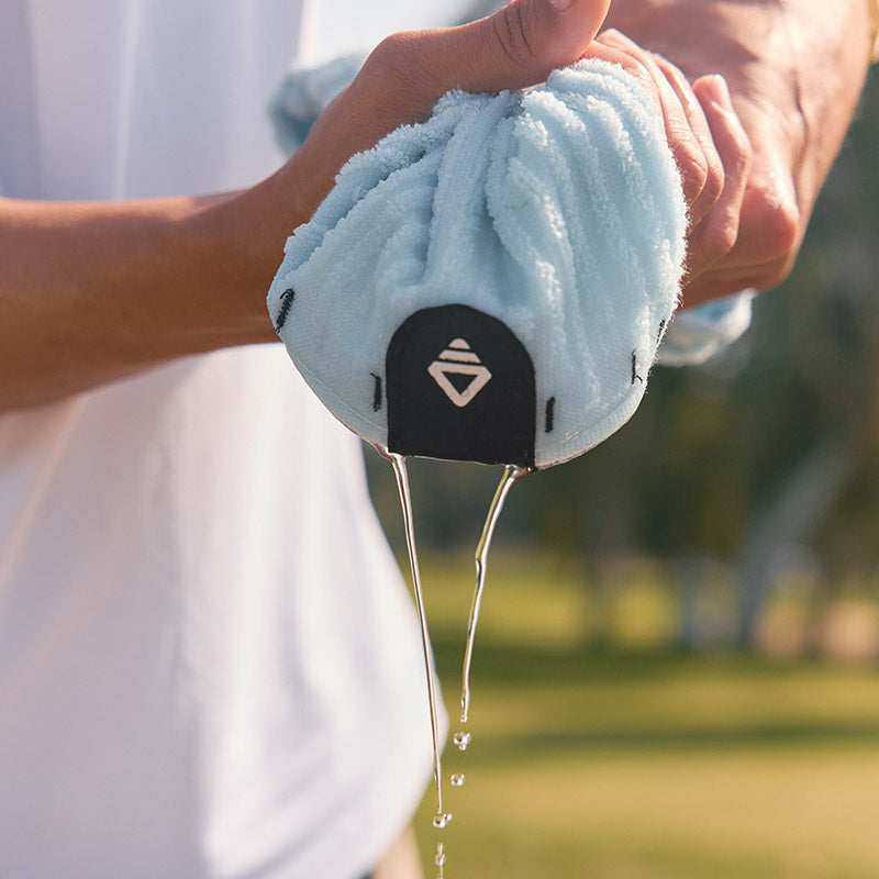 Golf Towel Set: Fairway/Pale Blue