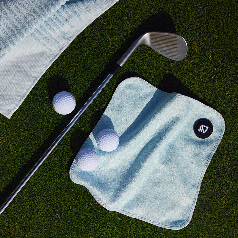 Golf Towel Set: Fairway/Pale Blue