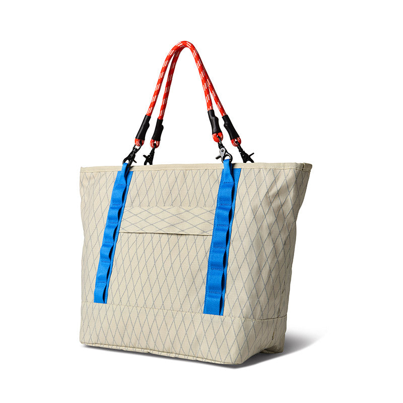Daytripper Tote: Driftwood/Off White
