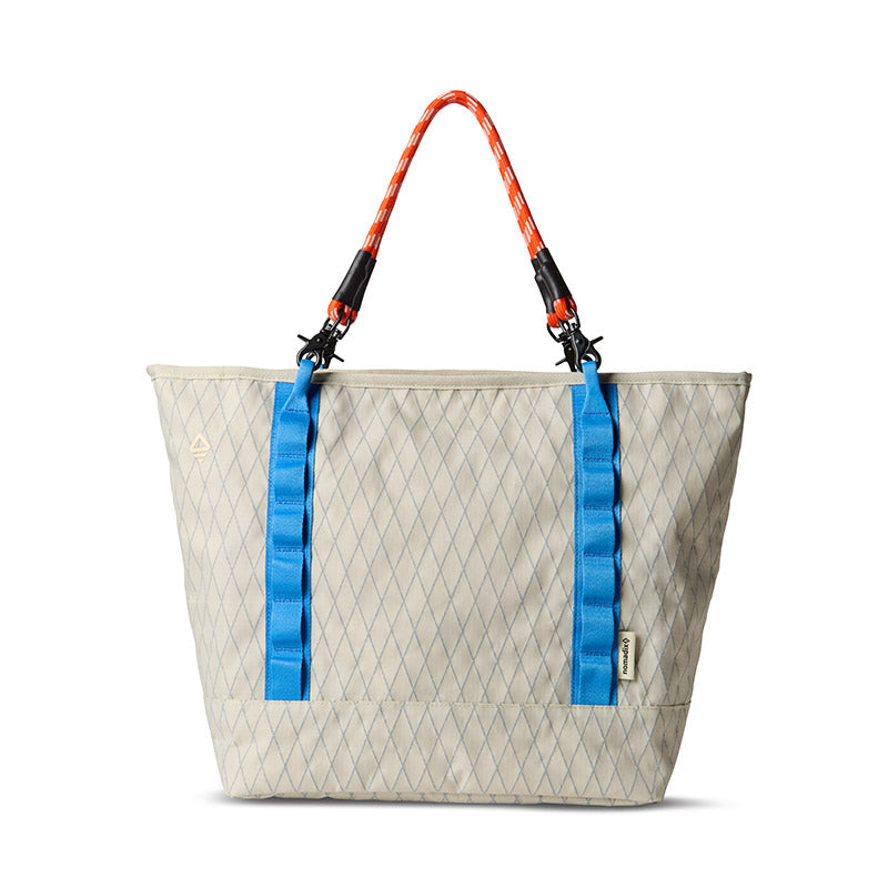 Daytripper Tote: Driftwood/Off White