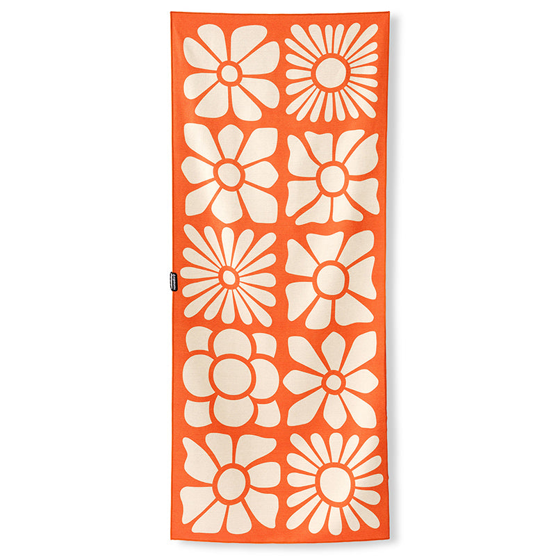 Original Towel: Big Flowers/Ex Orange