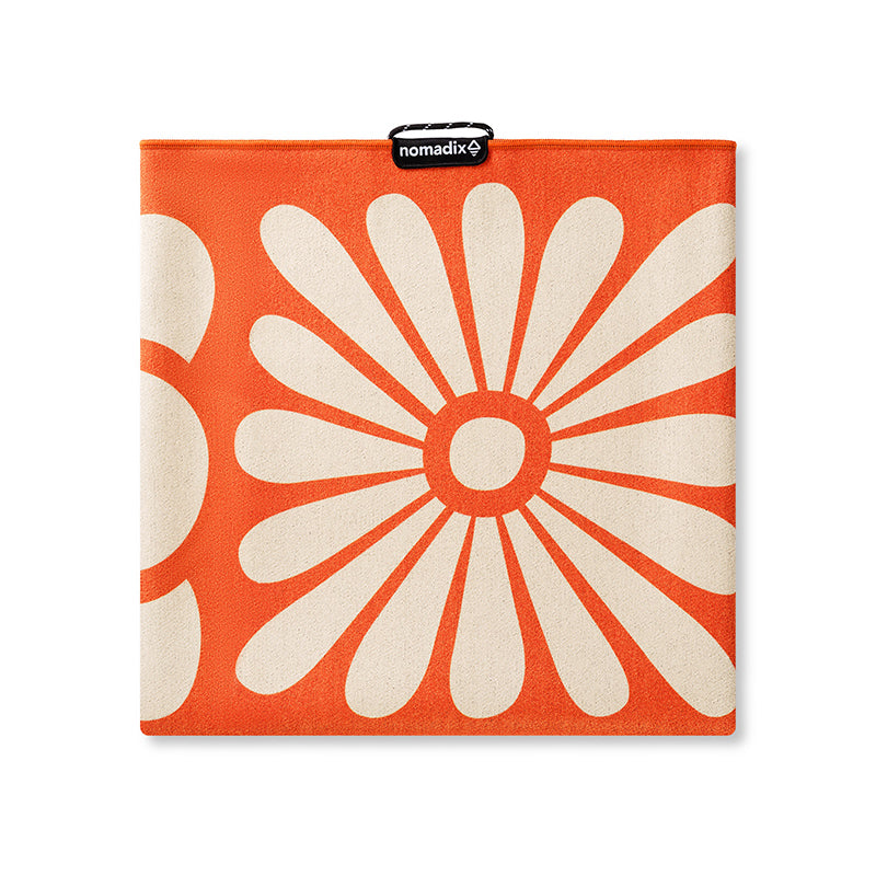 Original Towel: Big Flowers/Ex Orange