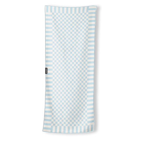 Original Towel: Checked Out/Pale Blue Sky