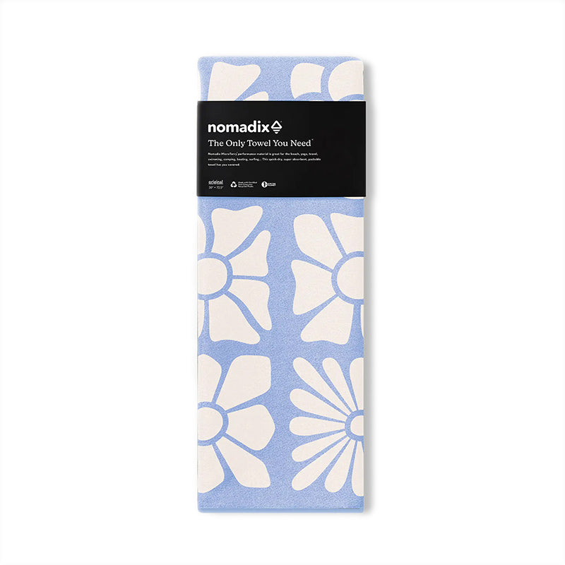 Original Towel: Flowerbed/Coast Blue
