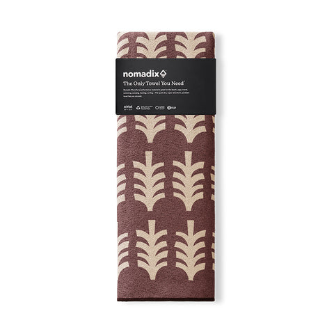 Original Towel: Fresh Pines/Burgundy Beige